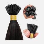 Load image into Gallery viewer, Gk Human Natural Hair I Tip Hair Extension Double Drawn