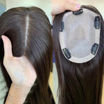 Load image into Gallery viewer, Gk Original Silk Base Human Natural Hair Women Topper