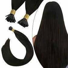 Gk Human Natural Hair I Tip Hair Extension Double Drawn