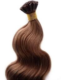 Gk Human Natural Hair I Tip Hair Extension Double Drawn
