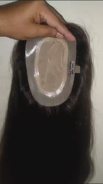 Load and play video in Gallery viewer, Gk Human Natural Hair Silk Pro Topper
